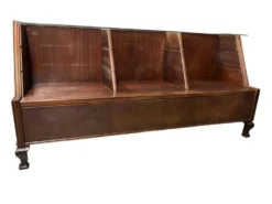 Comptoir de magasin/vitrine/comptoir en bois vintage