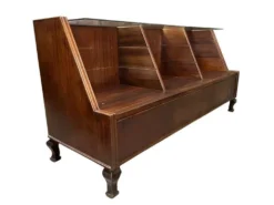 Comptoir de magasin/vitrine/comptoir en bois vintage
