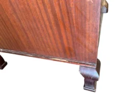Comptoir de magasin/vitrine/présentoir vintage en bois