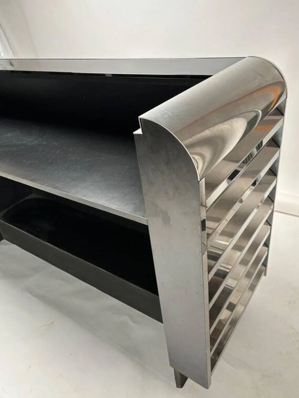 Comptoir Drybar attribué à Rodney Kinsman pour Bieffeplast, Italie, années 1990