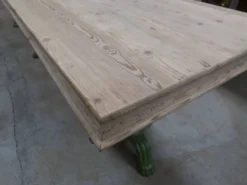 Comptoir en bois et fonte, XIXème s.