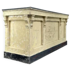 Comptoir en chêne et zinc, 1900