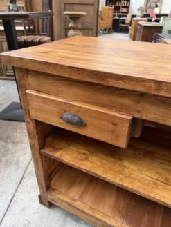 Comptoir en sapin années 60