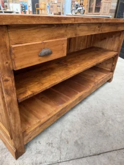 Comptoir en sapin années 60