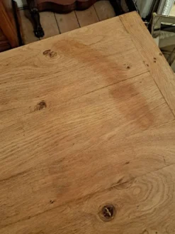 Comptoir fin XIXème en chêne patiné