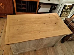 Comptoir fin XIXème en chêne patiné