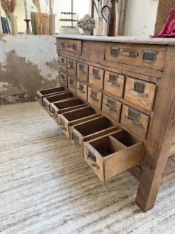 Comptoir, îlot central, meuble de métier multi-tiroirs