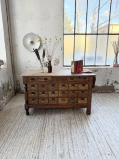 Comptoir, îlot central, meuble de métier multi-tiroirs