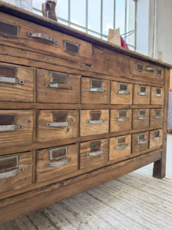 Comptoir, îlot central, meuble de métier multi-tiroirs