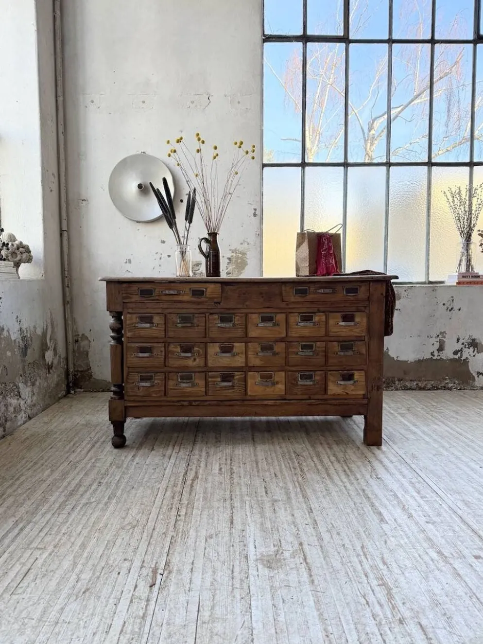 Comptoir, îlot central, meuble de métier multi-tiroirs