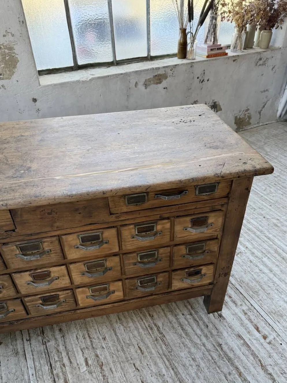 Comptoir, îlot central, meuble de métier multi-tiroirs