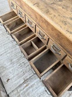 Comptoir, îlot central, meuble de métier multi-tiroirs