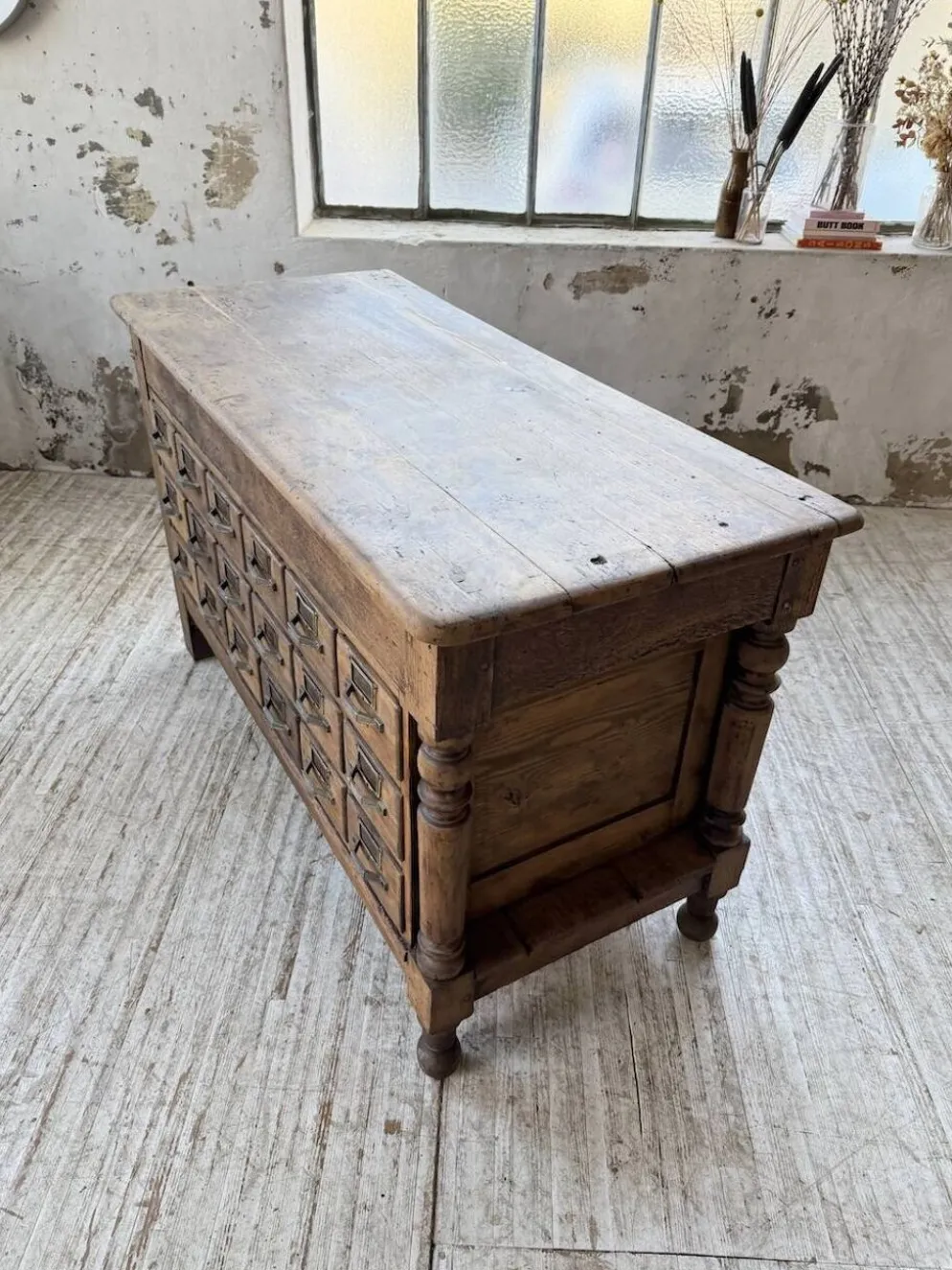 Comptoir, îlot central, meuble de métier multi-tiroirs