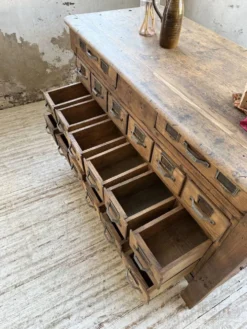 Comptoir, îlot central, meuble de métier multi-tiroirs