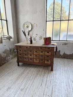 Comptoir, îlot central, meuble de métier multi-tiroirs
