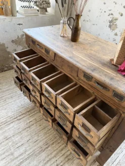 Comptoir, îlot central, meuble de métier multi-tiroirs