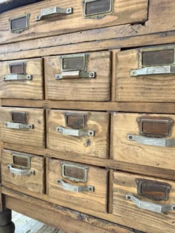 Comptoir, îlot central, meuble de métier multi-tiroirs