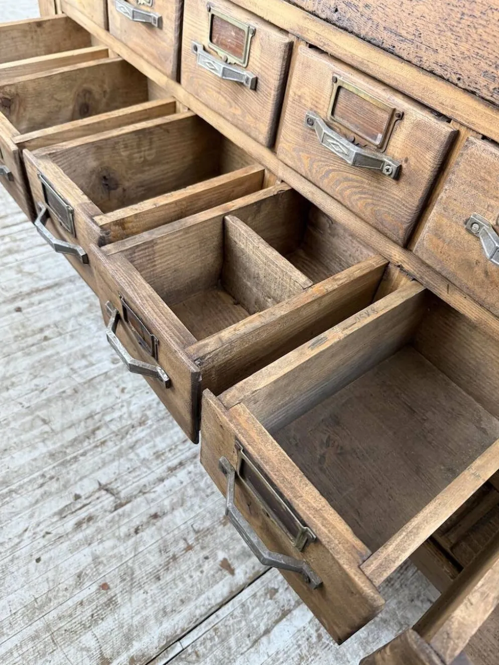 Comptoir, îlot central, meuble de métier multi-tiroirs