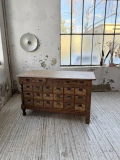 Comptoir, îlot central, meuble de métier multi-tiroirs