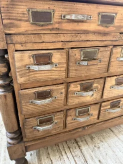 Comptoir, îlot central, meuble de métier multi-tiroirs