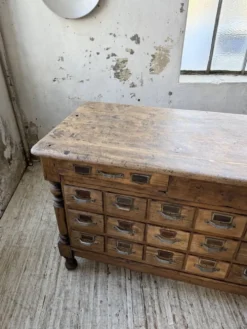 Comptoir, îlot central, meuble de métier multi-tiroirs