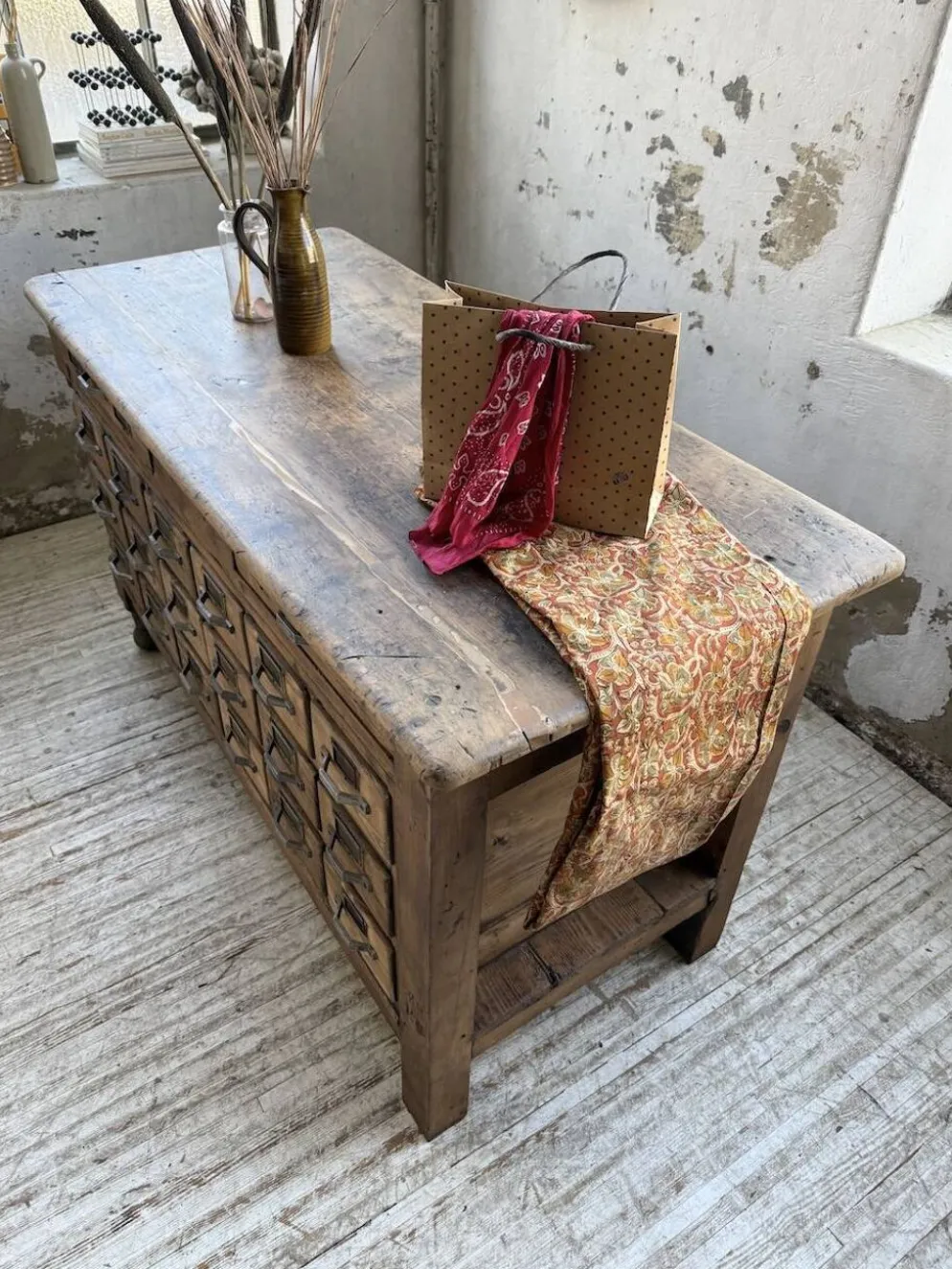 Comptoir, îlot central, meuble de métier multi-tiroirs