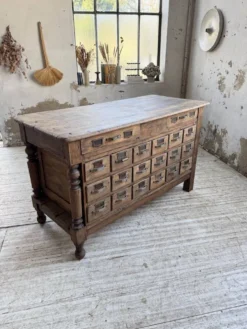 Comptoir, îlot central, meuble de métier multi-tiroirs