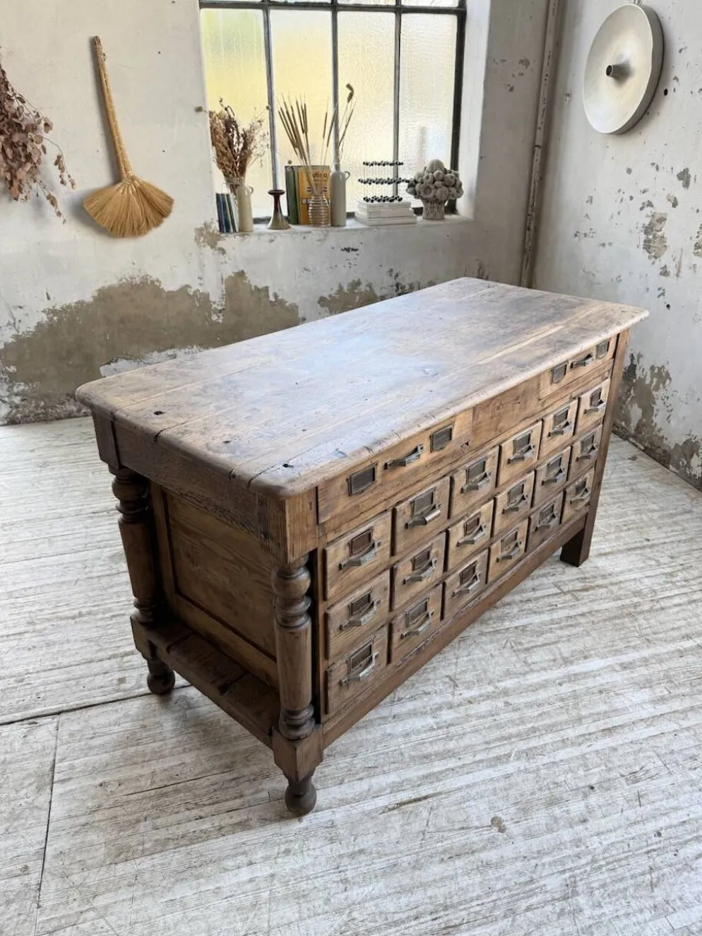 Comptoir, îlot central, meuble de métier multi-tiroirs
