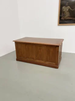 Comptoir ou bureau en noyer années 50