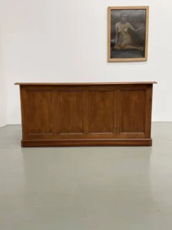 Comptoir ou bureau en noyer années 50