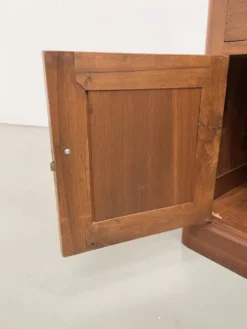 Comptoir ou bureau en noyer années 50