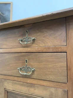 Comptoir ou bureau en noyer années 50