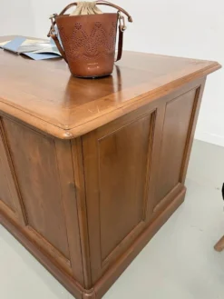 Comptoir ou bureau en noyer années 50