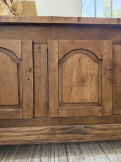 Comptoir rustique enfilade XXL 4m chêne massif 1950