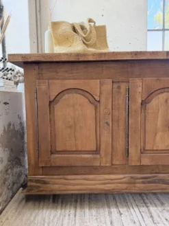 Comptoir rustique enfilade XXL 4m chêne massif 1950