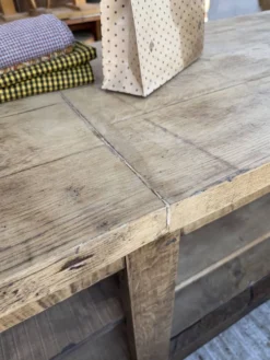 Comptoir rustique enfilade XXL 4m chêne massif 1950