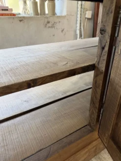 Comptoir rustique enfilade XXL 4m chêne massif 1950