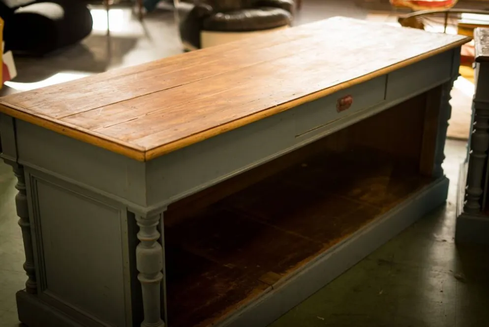 2 comptoirs drapiers meuble de metier