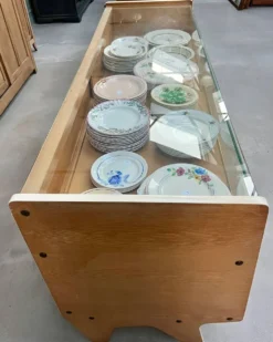 Comptoir, vitrine Siegel Paris, années 50, rénové