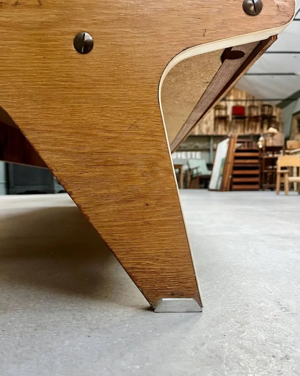 Comptoir, vitrine Siegel Paris, années 50, rénové
