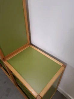 Conception du système de profil Flötotto – Module de rangement – 6 pièces – Hêtre vert, Lp