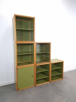 Conception du système de profil Flötotto – Module de rangement – 6 pièces – Hêtre vert, Lp