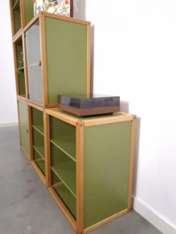 Conception du système de profil Flötotto – Module de rangement – 6 pièces – Hêtre vert, Lp