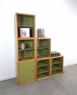 Conception du système de profil Flötotto – Module de rangement – 6 pièces – Hêtre vert, Lp