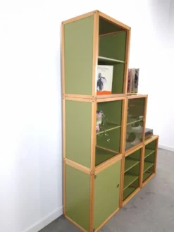 Conception du système de profil Flötotto – Module de rangement – 6 pièces – Hêtre vert, Lp
