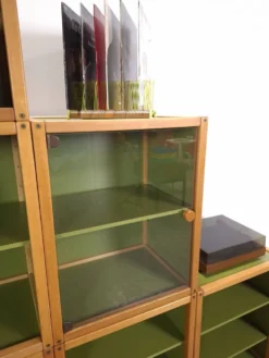 Conception du système de profil Flötotto – Module de rangement – 6 pièces – Hêtre vert, Lp