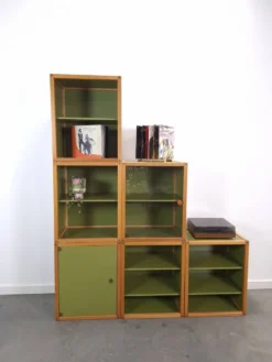 Conception du système de profil Flötotto – Module de rangement – 6 pièces – Hêtre vert, Lp