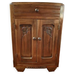 Confiturier en noyer – meuble de rangement ancien 1930-40