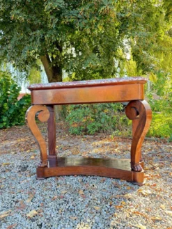 Console a crosses En Acajou De Style Empire XIX Eme Siècle