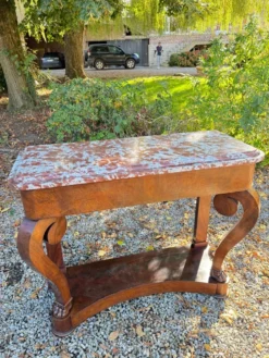 Console a crosses En Acajou De Style Empire XIX Eme Siècle